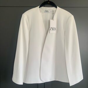 Zara Women's Creamy white Cape